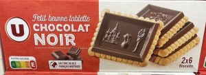 Petit Beurre Tablette Chocolat Noir 2 x 6 Biscruit