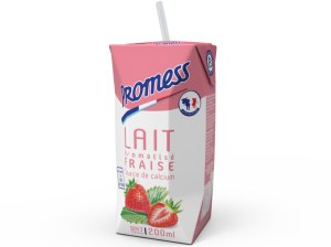 Lait Aromatisé Saveur Fraise
