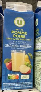 Nectar Pomme Poire sans sucre ajouté 1 L