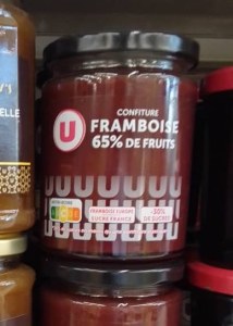 Confiture Framboise 65% De Fruits