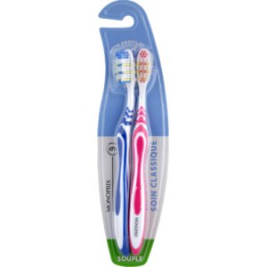 Brosses A Dents Classique Souple x 2