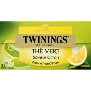 Thé Vert Saveur Citron 25 Sachets
