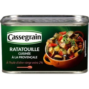 Cassegrain ratatouille cuisinée à la provençale à l'huile d'olive vierge extra 2% 380 G