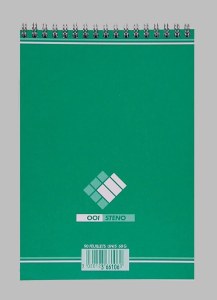 Bloc Steno Papier Responsable 180 Pages-70 G