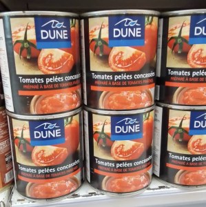 Dune Tomates Pelées Concassés