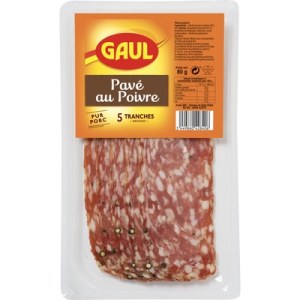 Gaul Payé au Poivre 5 Tranches Pour Porc 80 G