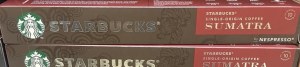 Starbucks Sumatra Nespresso