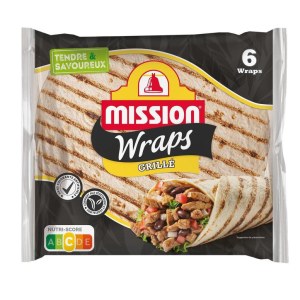 Wraps De Blé 6 Galettes De Blé 370 G