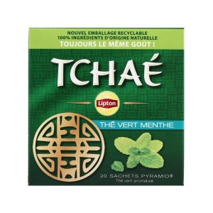 Thé Verts Lipton Tchaé 20 Sachets