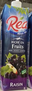 Jus de Raisin Rea 1 L
