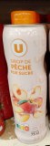 Sirop Pêche Pur sucre 75 CL