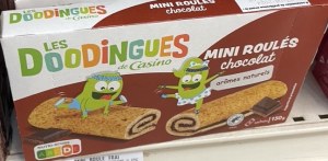 Les Doodingues mini Roulé Chocolat 150 G