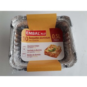 Barquettes En Aluminuim 0,5L