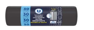 20 Sacs Poubelles Ultra 30 L