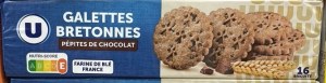 Galettes Bretonnes Pépites De Chocolat 16 Biscuits