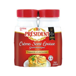 Crème Sémi-Épaisse 50 CL x 2