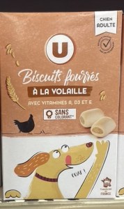 Biscuits Fourrés A La volaille Avec Vitamines A D3 Et E 500 G