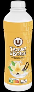 Yaourt A Boire Saveur Vanille Jaune