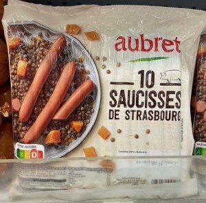 10 Saucisson Stras Knacks 350 G