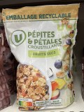 Pépites & Pétales Croustillants Fruits Céréale Sec