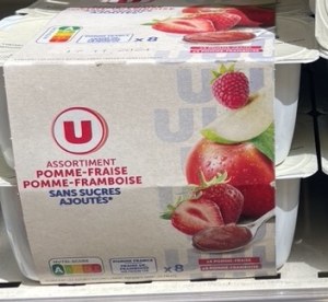 Assortissement Pomme-Fraise Sans Sucres Ajoutés