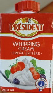 Présidents Whipping Crean Crème Entière 200 ML