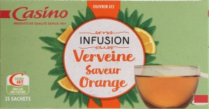 Infusion Verveine Saveur Orange 25 Sachets