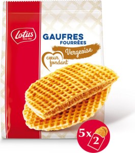 Gaufres Fourrage Goût Vanille 5 x 2 Sachets