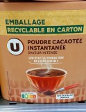 Poudre Cacaotée Instantanée Saveur Intense 450 G