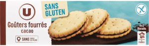 Goûters Fourrés Cacao 4 x 2 Biscuits
