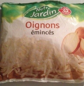 Oignons Eminces Surgelé