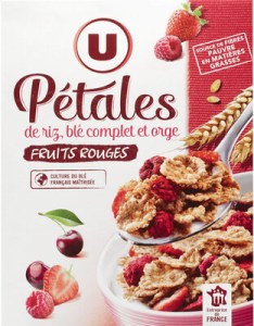 Pétales Fruits Rouges Céréale Nature