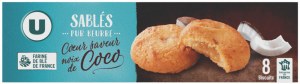 Sablés Pur Beurre Coco 8 Biscuits 8 Biscuits