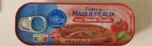 Filet De Maquereaux Tomate Sardine 169 G