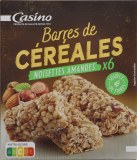 Barres De Céreales Noisettes Amandes