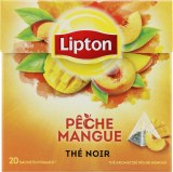 Thé Lipton Pêche Mangue 20 Sachets
