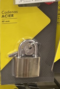 Cadenas Acier 40 MM