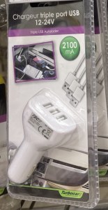 Chargeur De Voiture USB 12-24V