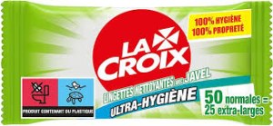La Croix Lingette Avec Javel 25 XL
