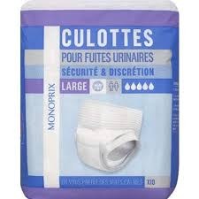 Culottes Mixtes Extra Large 48 À 60 x 8