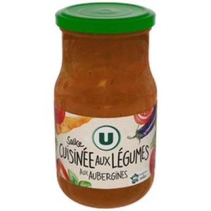 Sauce Cuisinée Aux Légume Aux Aubergines 680 G