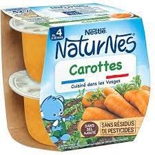 Nestle NaturNes Carottes Dés 4 à 36 Mois