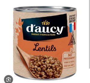 D'aucy Lentilles 265 G
